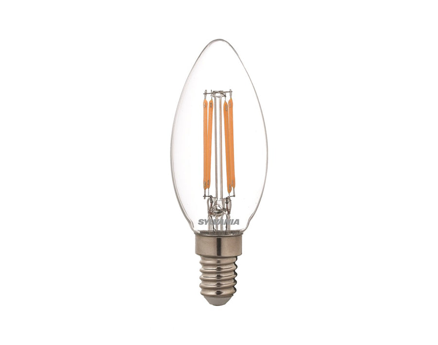 Sylvania gefouert Lampe Käerzen E14 470 lm kloer dimmable