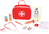 Tituy Toy Little Doctor Doctor Wood Play Set Red 11-Pice