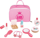 Jeu de maquillage en bois de jouet toky ensemble rose 11 pièces