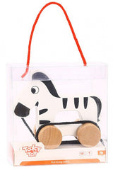 TOOKY TOY ZEBRA HOUSE TRACE FIGURE 18 months Black White