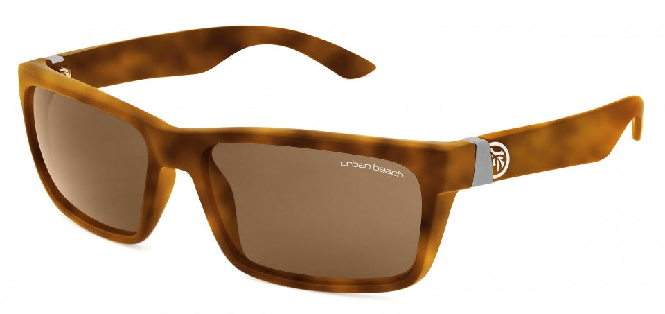 Lunettes de soleil de plage urbaine hommes brun marron marron