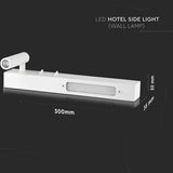 Lampe murale V-Tac VT-29953 LED 30 cm 9W 3000K 680LM BLANC