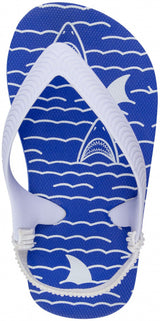 Waia adolescents pantoufles acapulco junior pvc bleu blanc taille 25