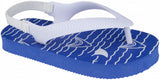 Waia adolescents pantoufles acapulco junior pvc bleu blanc taille 25