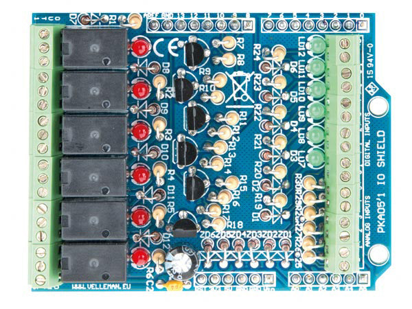 Whadda Arduino Ethernet Shield 7 x 5,5 cm vert vert
