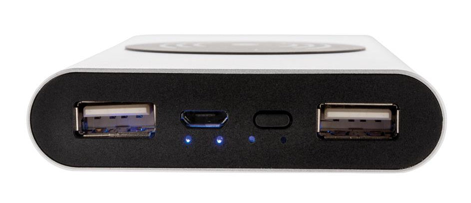 Collection XD Powerbank Wireless 10 000 MAH 12,5 cm Alu Silver