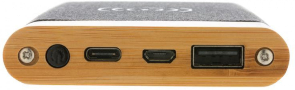 XD xclusif Powerbank Bamboo x 5000 mAh Bamboo noir naturel